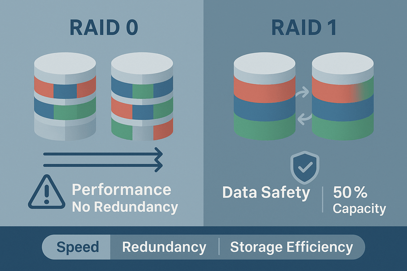 RAID 0 vs RAID 1: Speed or Data Security for Your NAS?