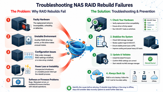 NAS RAID Rebuild Failed? Causes & Troubleshooting Guide