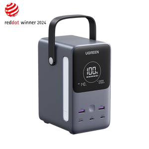 UGREEN Portable Power Station 48000mAh 300W with Smart Digital Display