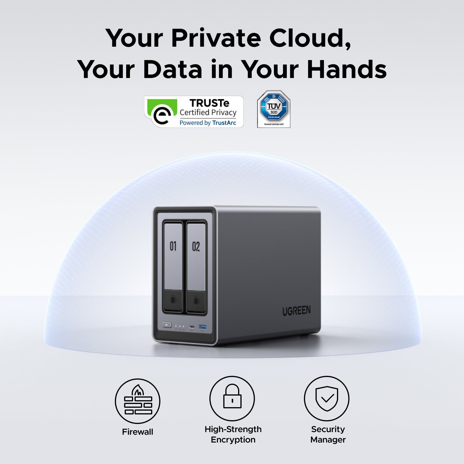 2 bay 76TB NAS Storage | 14-day worry-free trial