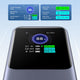 UGREEN Nexode Power Bank 25000mAh 200W portable charger is equipped with a TFT smart display that shows real-time battery percentage, input and output power, voltage, and charging status for precise power monitoring.