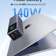 UGREEN Nexode Power Bank 25000mAh 200W portable charger supports PD 3.1 fast charging with up to 200W output, charging a MacBook Pro to 56 percent in about 30 minutes for high-performance mobile productivity.
