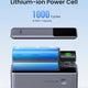 UGREEN Nexode Power Bank 25000mAh 200W portable charger uses automotive-grade 21700 lithium-ion cells, maintaining over 80 percent capacity after 1000 charge cycles for long-term reliability.