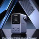 UGREEN Portable Power Bank 48000mAh 300W is a compact yet powerful portable charger with a space-saving design measuring 5.7 × 3.0 × 6.3 inches, delivering massive output power while remaining easy to carry and store for travel or daily use.