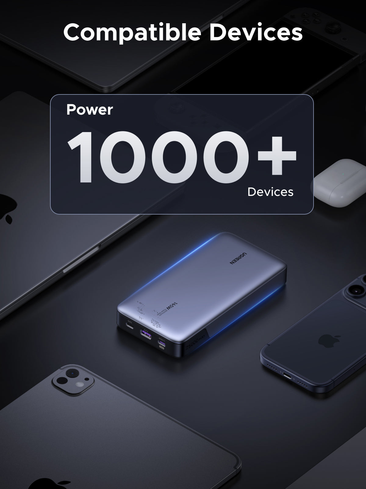 UGREEN Nexode Power Bank 25000mAh 145W