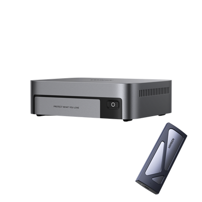 DXP480T Plus + M.2 NVMe SSD Enclosure