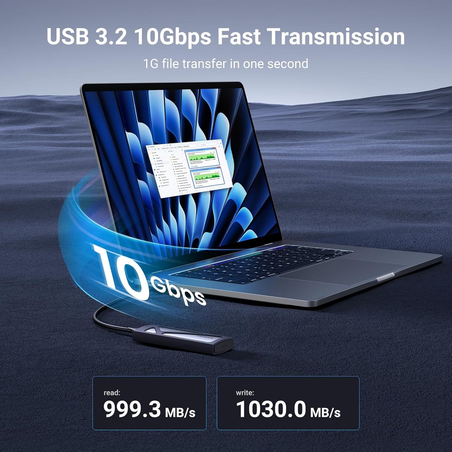 UGREEN 10Gbps M.2 NVMe SSD Enclosure